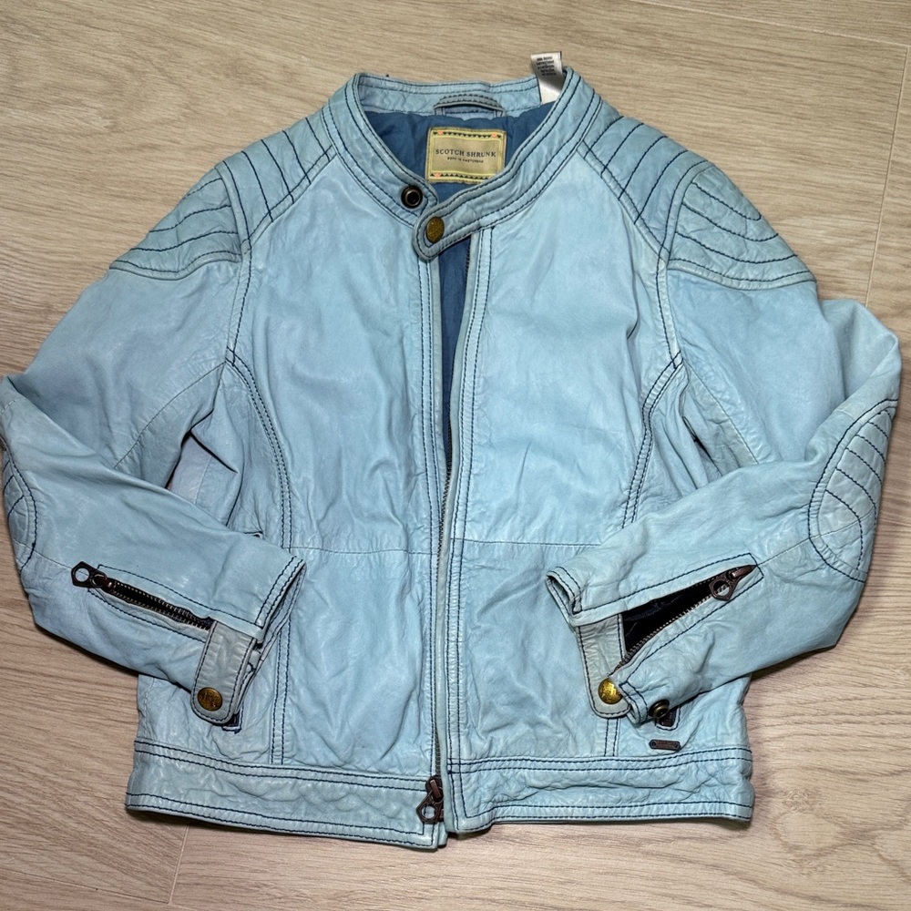 Scotch Shrunk Light Blue Kids Jacket